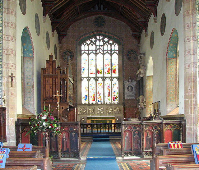 St Mary's church in North Tuddenham - the chancel