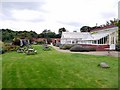 NZ1263 : Glass house tea room, Bradley Nursery and Gardens by Andrew Curtis