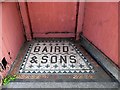 Baird & Sons, tiled doorstep