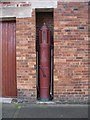 Old petrol pump in Llanidloes