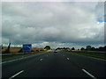 Heading north on the M18