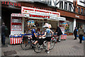 Sweet stall at Sunday market, Evesham