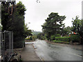 Looking down Woodhouse Lane