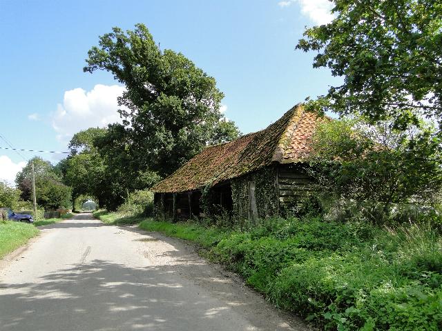 Old cart sheds © Adrian S Pye :: Geograph Britain and Ireland