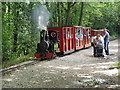 The miniature railway at Rudyard