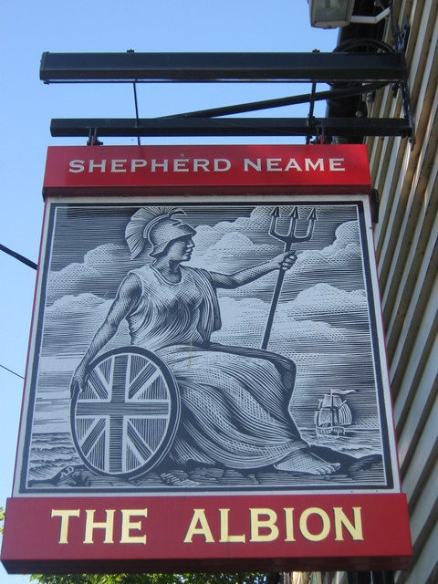 The Albion, Pub Sign, Faversham