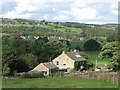 NY7763 : Panorama from Willimoteswick (1: NE - Bridge Cottage and Bardon Mill) by Mike Quinn