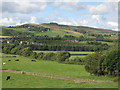 NY7763 : Panorama from Willimoteswick (2: NNE - the east end of Redburn) by Mike Quinn