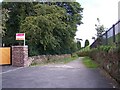 The track up to Pex Hill alongside the reservoir