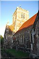TQ5952 : Tower of St Giles Church, Shipbourne by N Chadwick