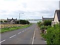 A836 leaving Dunnet village to the south