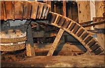 TM2748 : Woodbridge Tide Mill - Pit Wheel and Wallower by Ashley Dace