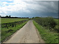 Lane towards Whitehall Farm