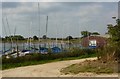 Boat club at Harthill Reservoir