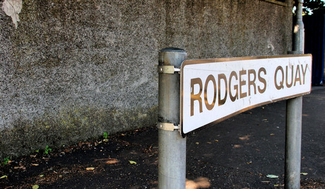 Rodgers Quay sign, Carrickfergus