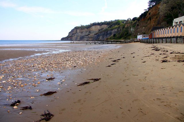 The beach by Shanklin Chine