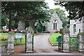 Cemetery gates