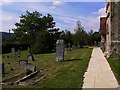 The churchyard of Holy Trinity church at Duncton