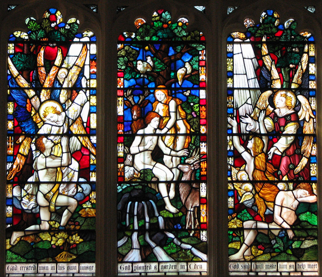 St Edmundsbury cathedral, Bury St Edmunds - Victorian glass