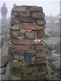 NY2107 : Scafell Pike Trig Point by Jim Strang