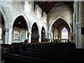 The nave at St Lawrence, Snaith