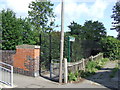 Footpath near West Sutton station