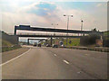 Sign Gantry and Footbridge, M62