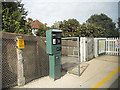 Departure gate at Collington Station