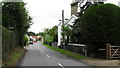 Approaching Holton village centre from Halesworth