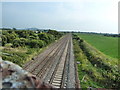 Railway line looking south