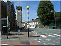 Penrhiwceiber Clock Tower and street