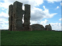 TF6620 : The ruins of St. James' church near Bawsey by Richard Humphrey