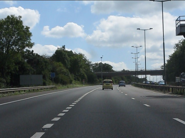 M4 Motorway - A38 bridge near... © J Whatley :: Geograph Britain and ...