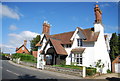 Whitewashed house, High St