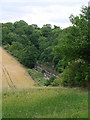 The Great Northern line just to the south of Welwyn North tunnel