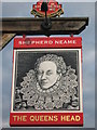 TR0559 : The Queens Head, Pub Sign, Boughton by David Anstiss