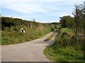 Private road leading to Ty Canol