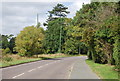 A bend in Morants Court Rd (A224)