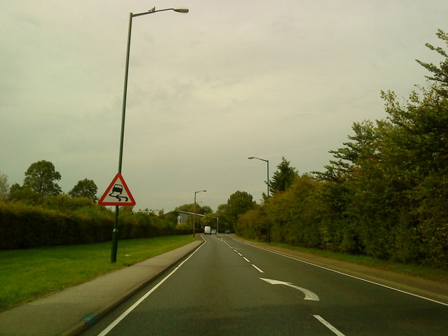 A435 leaving Studley