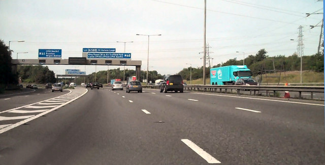 M60 Junction 15 © David Dixon :: Geograph Britain and Ireland