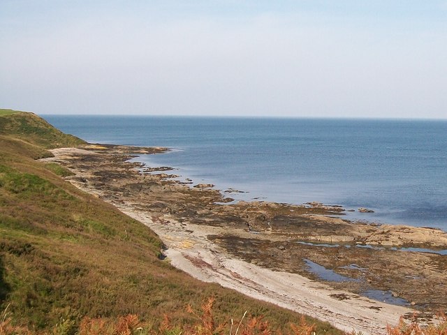 Wave cut notch at the base of the cliffs... © Eric Jones :: Geograph ...