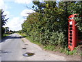 TM4177 : B1123 Southwold Road & Telephone Box by Geographer
