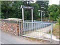 Footpath from Bridge Road to Horsehay & Dawley Railway Station, Telford Steam Railway