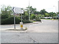 Looking across the A144 at Halesworth towards Angel Link