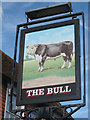 TQ8431 : The Bull sign by Oast House Archive