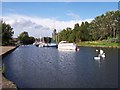 The marina on the St Helens Canal