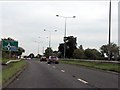 A449 approaching Gailey roundabout