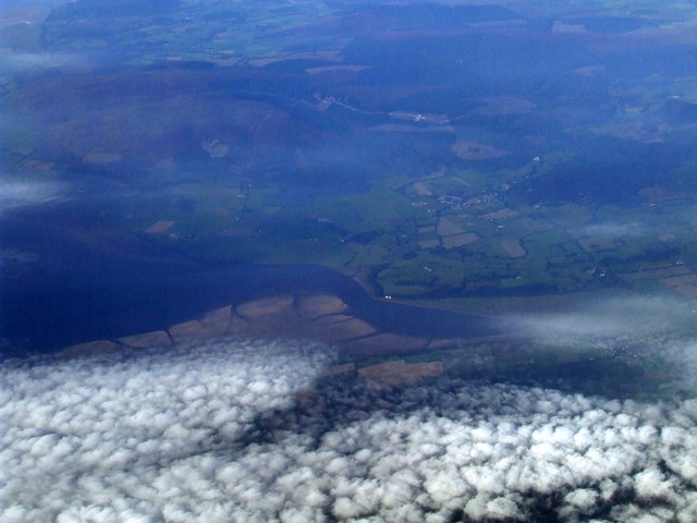 River Nith from the air