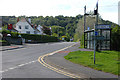 The B4342 east of New Quay