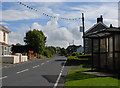 The A486 in Maen-y-groes